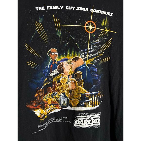 Vintage Y2K Family Guy Star Wars Saga Parody Tee - Picture 2 of 4